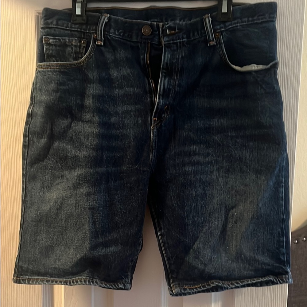 Men's Blue Denim Shorts